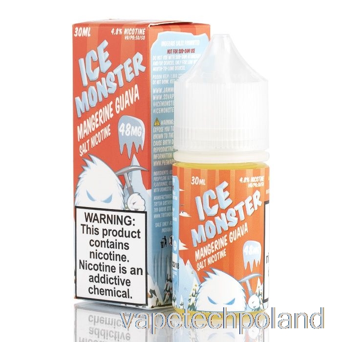 Vape Pod Ice Mangerine Gujawa - Ice Monster Salts - 30ml 48mg